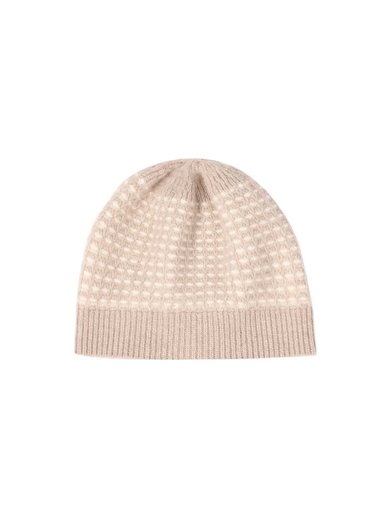 Waffle Knit Cashmere Hat