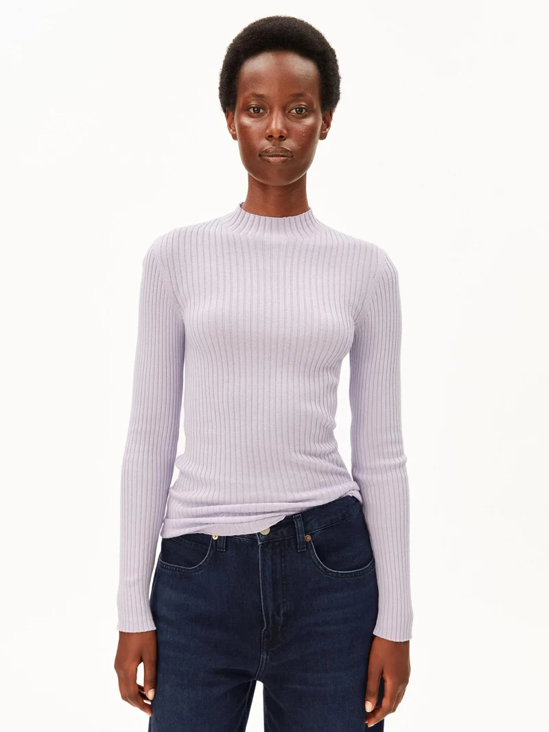 Lila longsleeve alaania