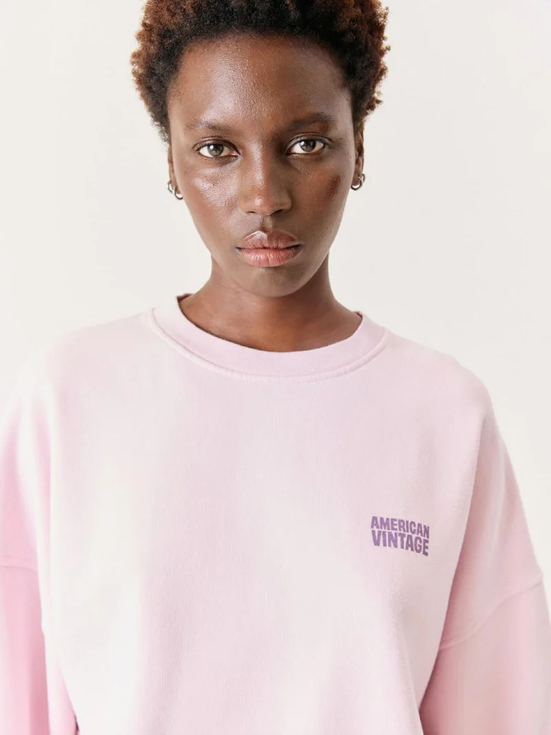 Lichtroze oversized sweater plizzy