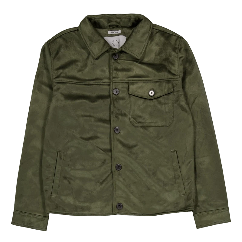 Mark Vegan Suede Moss Green