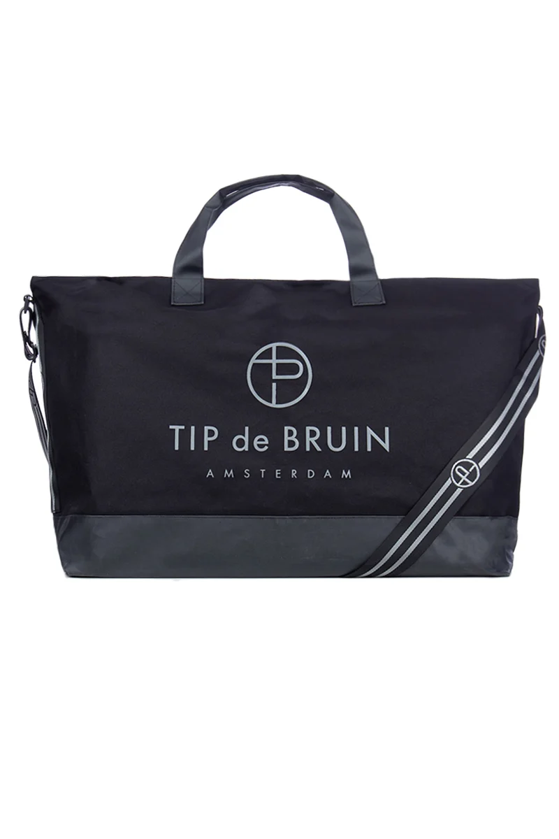 TIP DE BRUIN TAS BEACH BAG ZWART