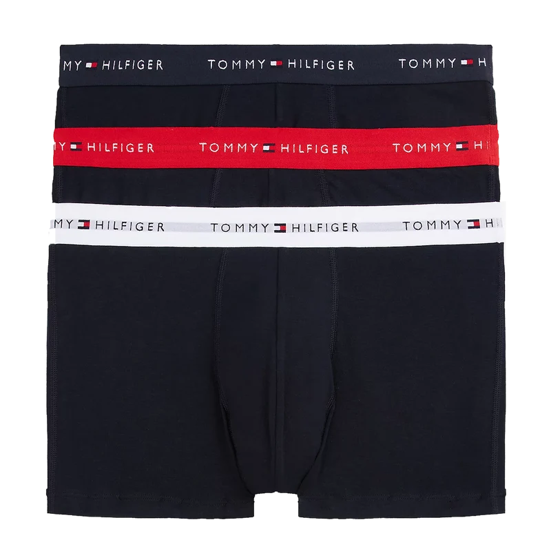 3-Pack Colour-Blocked Logo Trunks