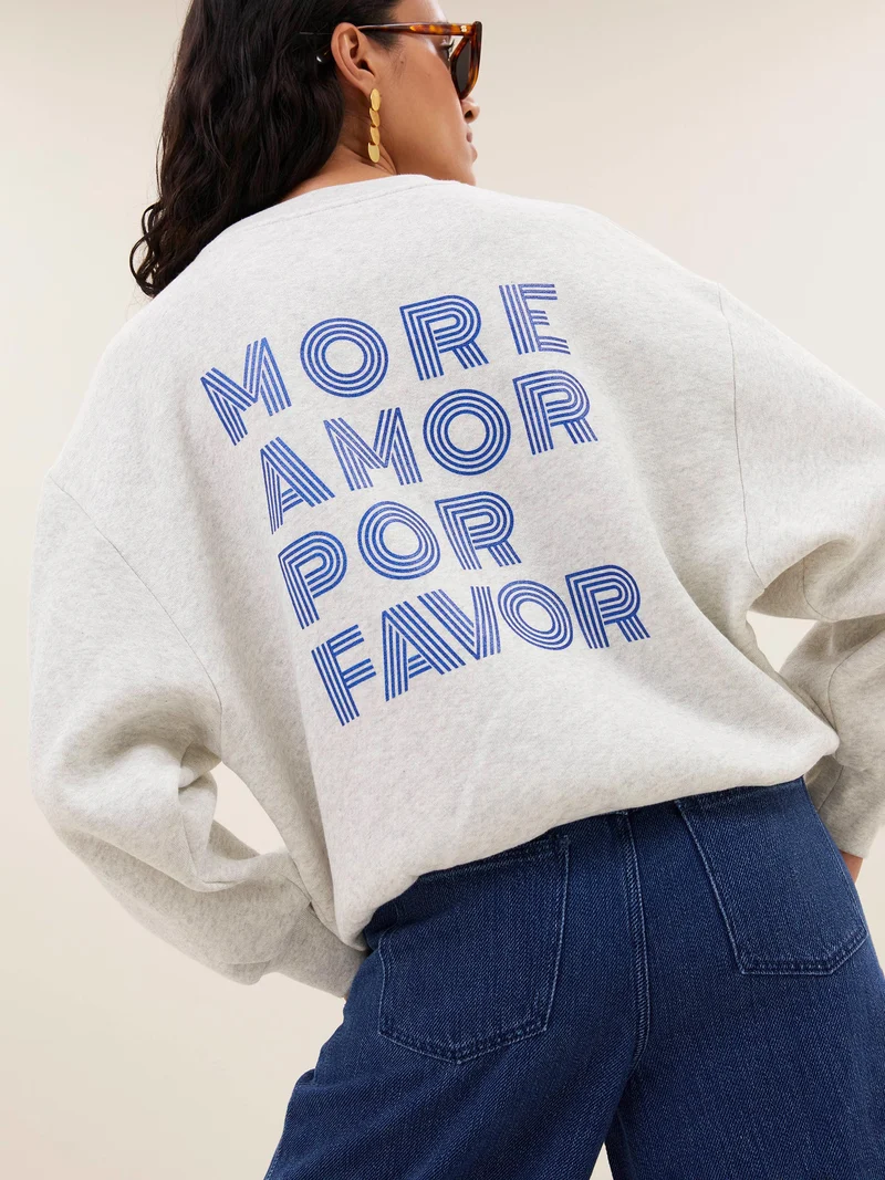 Grijze sweater lil amor