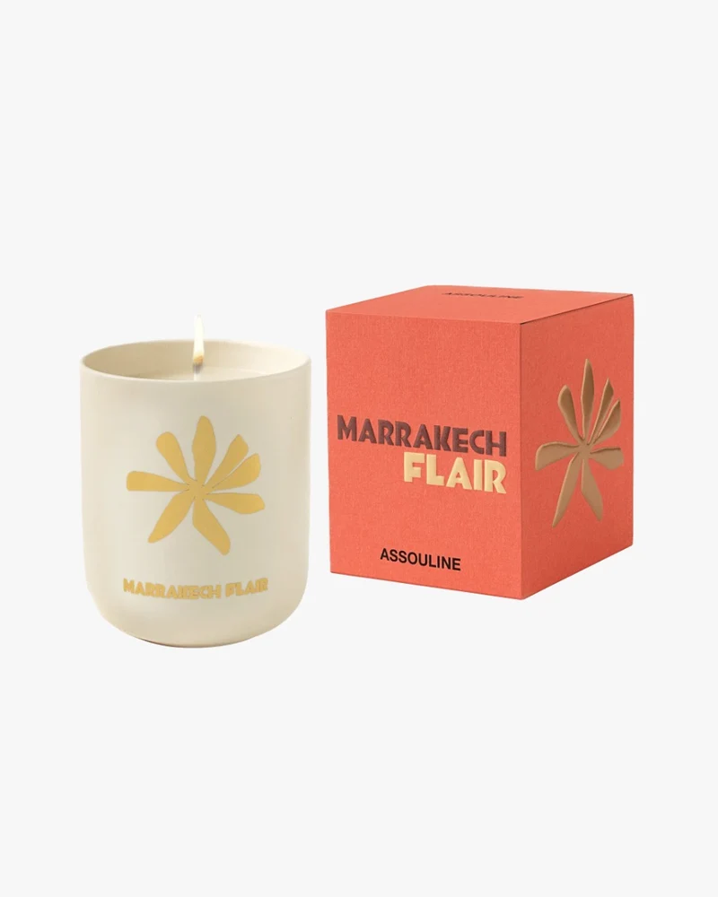 ASSOULINE INTERIEUR MARRAKECH FLAIR CANDLE ORANJE