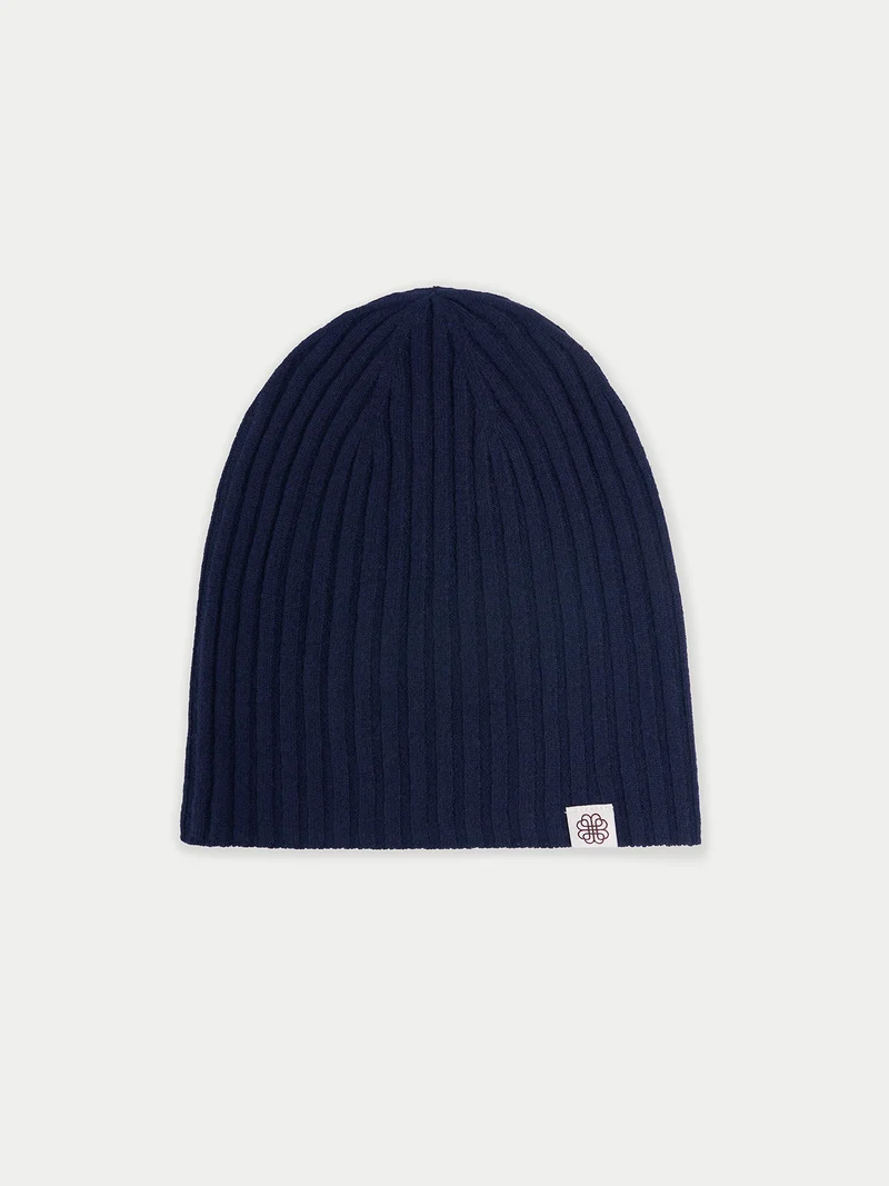 Cashmere Rib Knit Hat