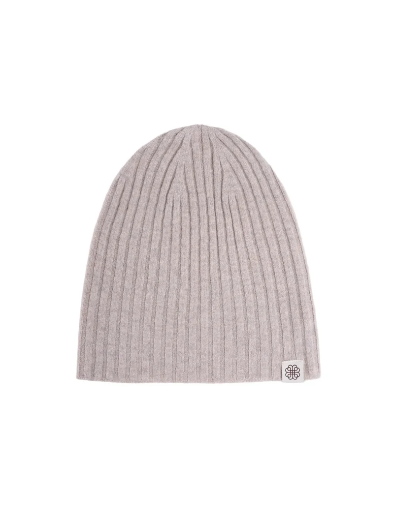 Cashmere Rib Knit Hat