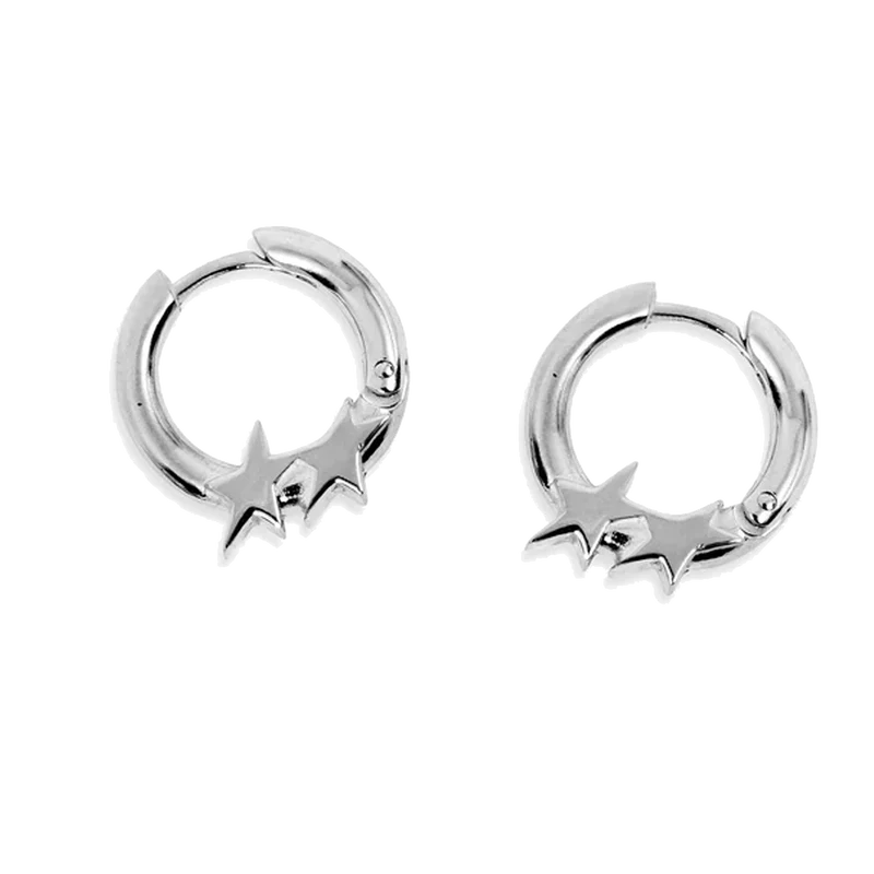 Tj Icon Earrings Silver