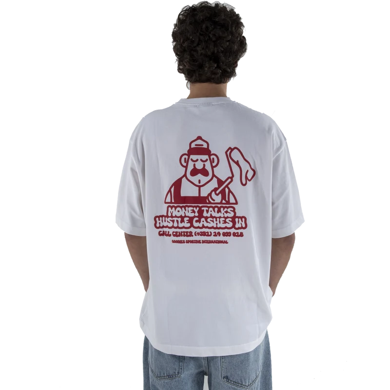 Money Talks Tee White