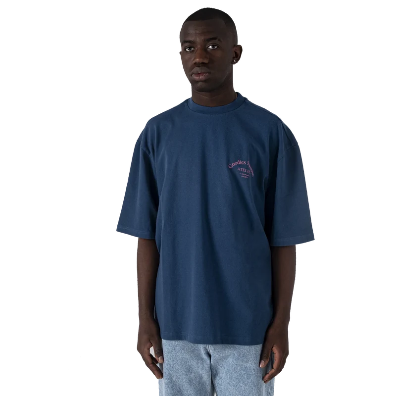 Premium Tee Stone Wash Blue