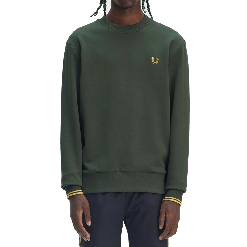 Crew Neck Sweatshirt Court Green