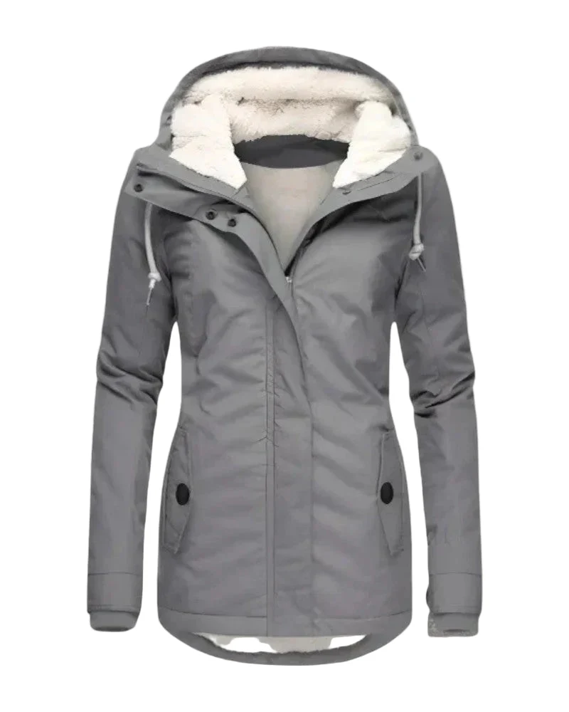 Dames Winterjack Waterdicht Met Fleece Voering