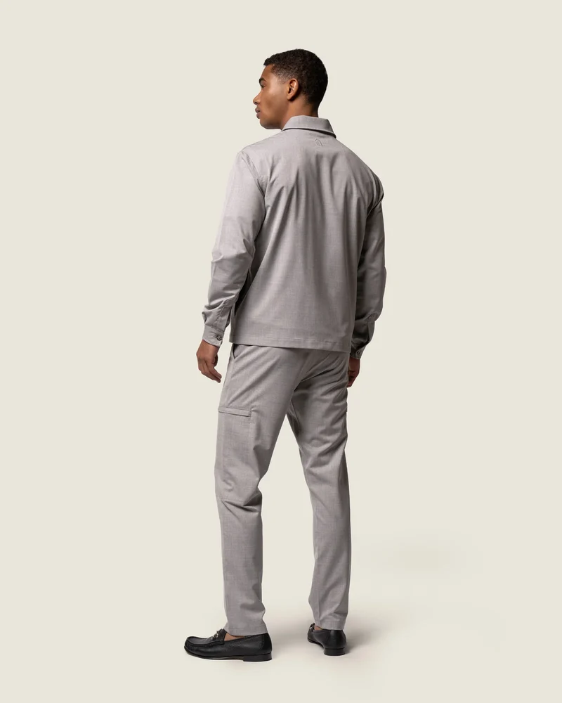DUQUEZZI JAS WOOL STRETCH JACKET M-GRIJS