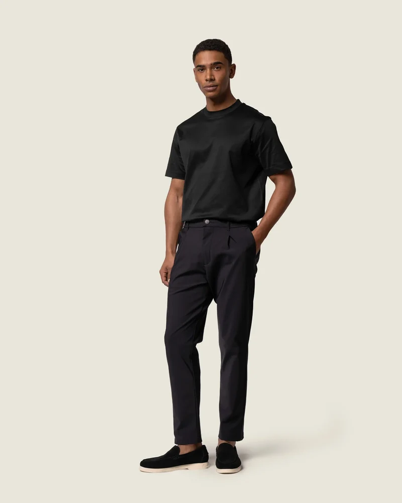 DUQUEZZI T-SHIRT SUPIMA T-SHIRT ZWART