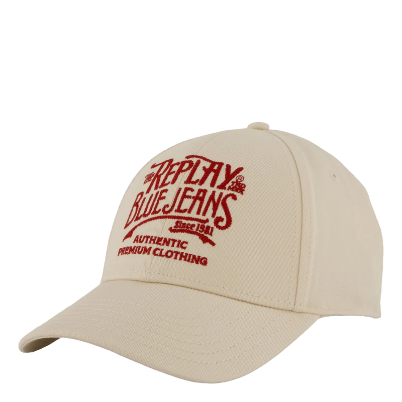 Logo Cap White Smoke