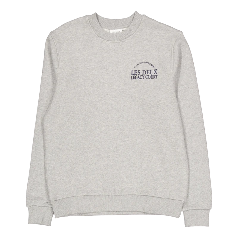 Legacy Court Sweatshirt Grey Melange