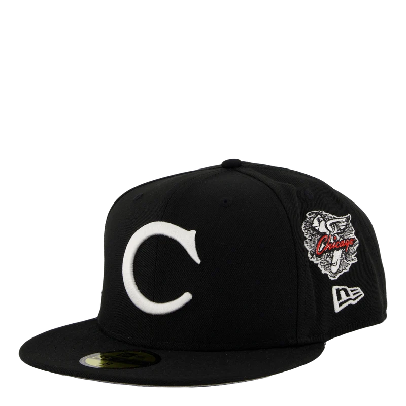 Mlb Coops Patch 59fifty Chiwh Blk