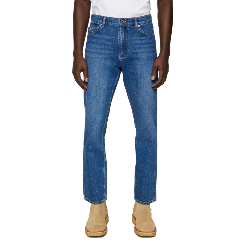 Cody Mid Wash Reg Jeans Mid Blue