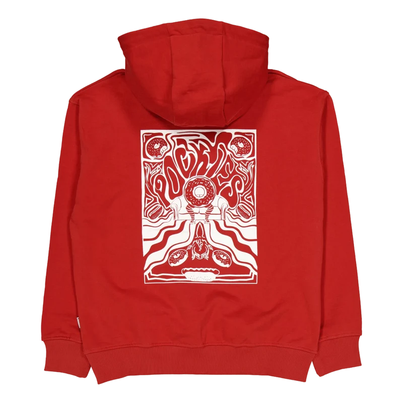 Delirious Hoodie Brick Red