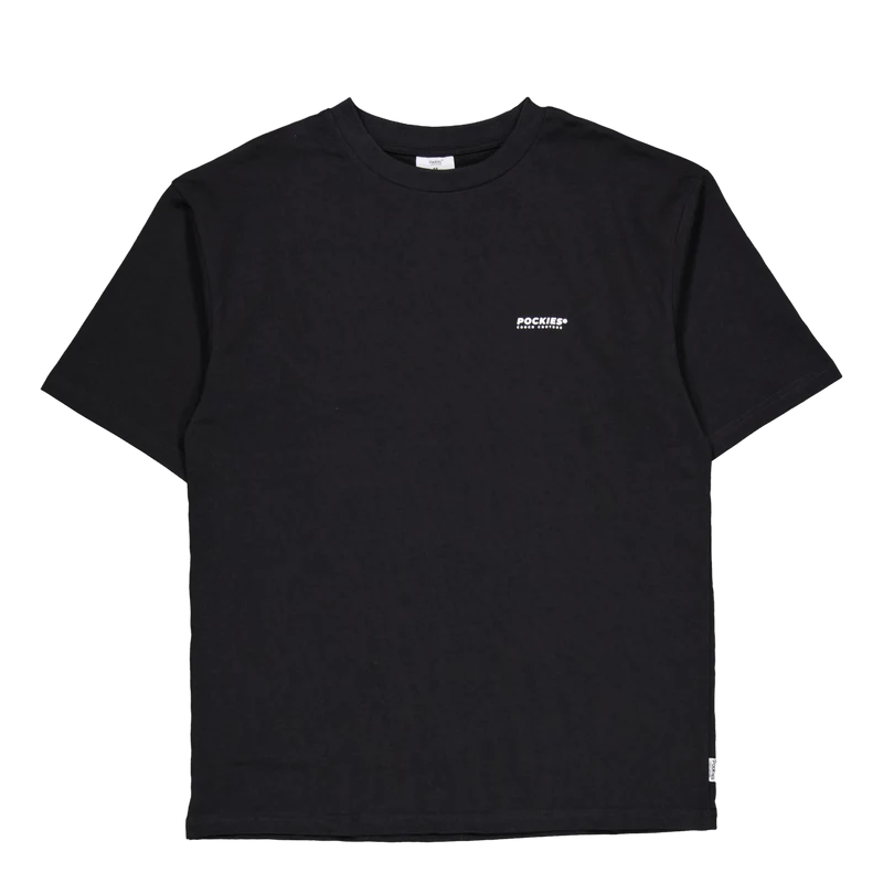 Word Tee Black Black