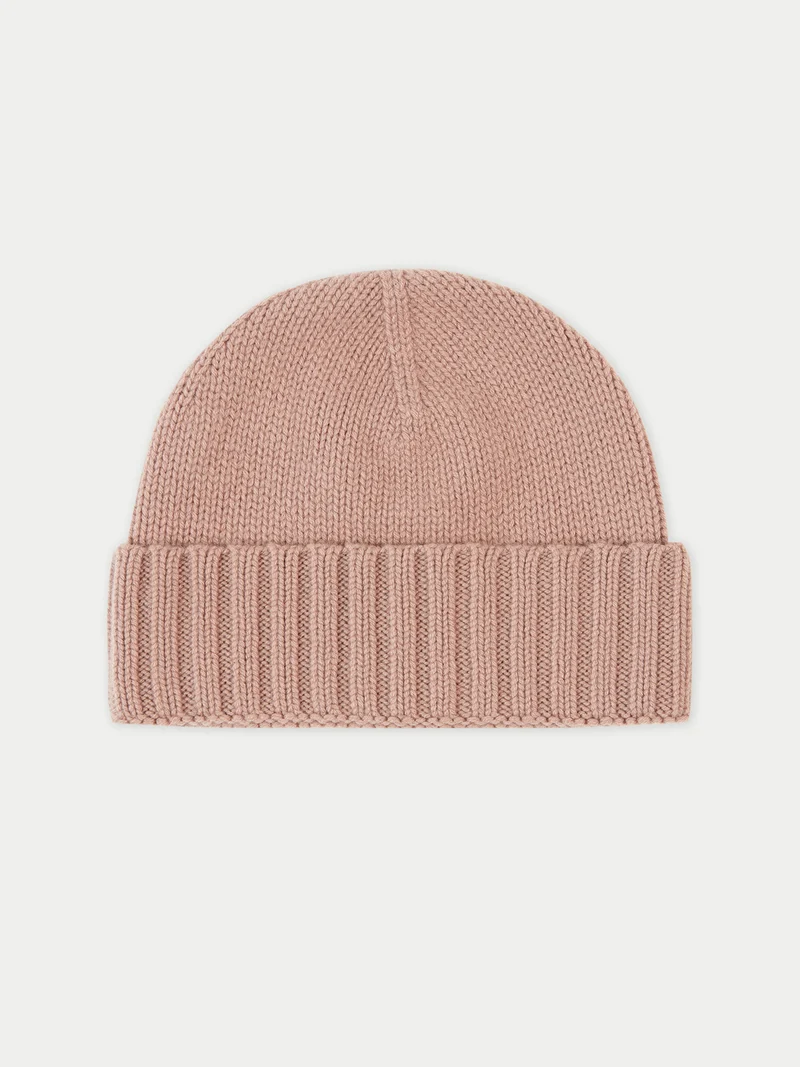 Cashmere Rib Knit Hat /Unisex/