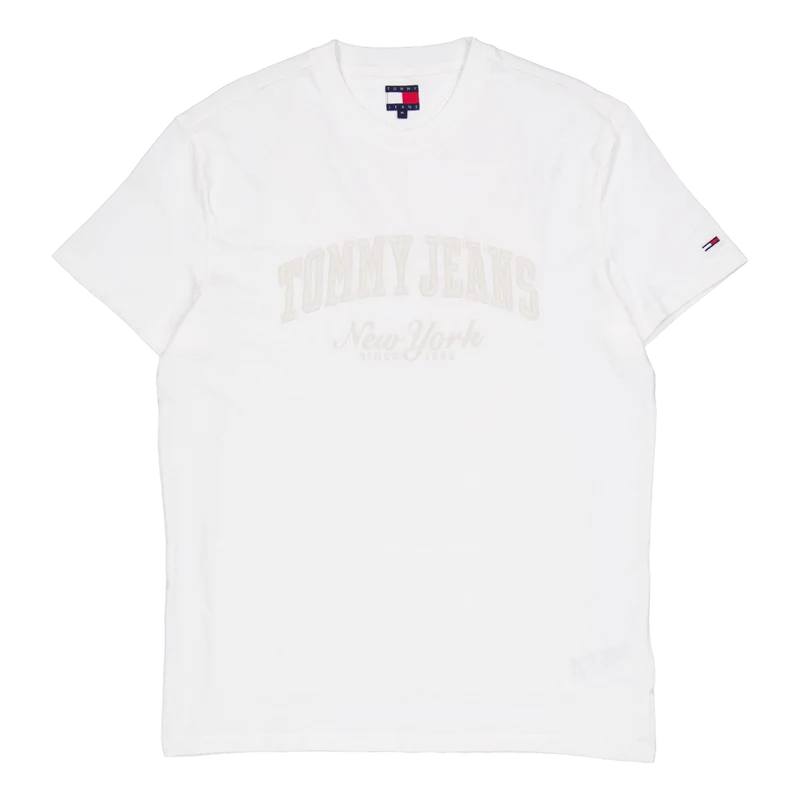 Tjm Reg Vintage Varsity Tee White