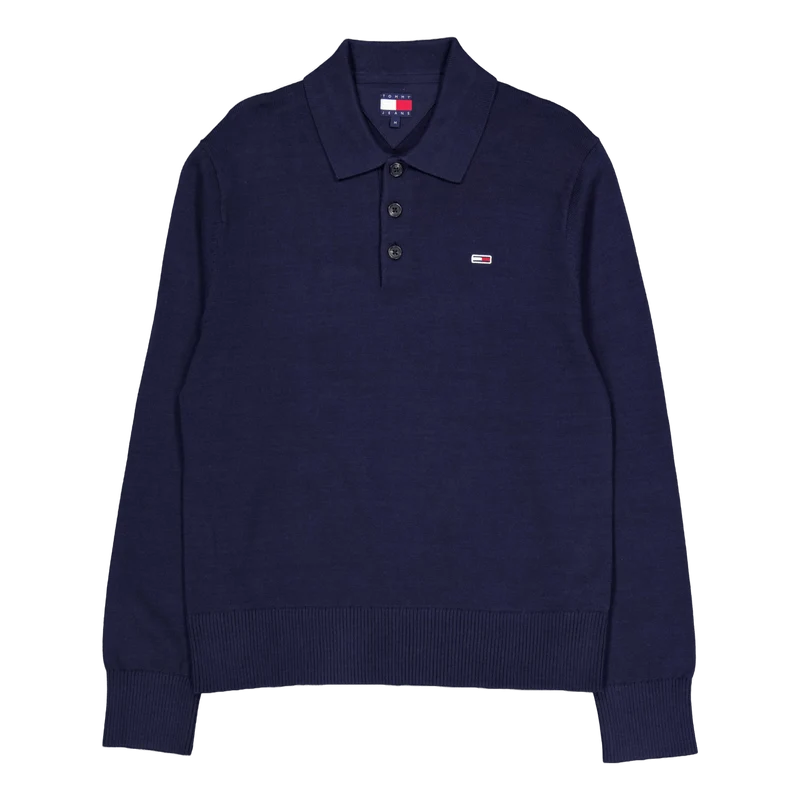 Tjm Slim Essential Polo Sweate Blue