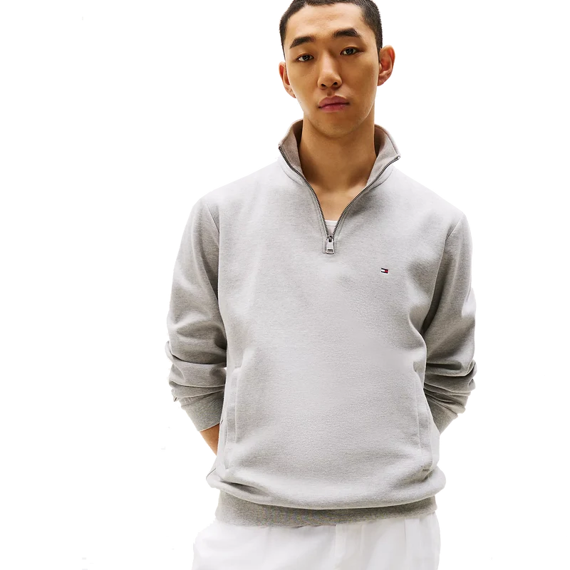 Essential Fleece 1/4 Zip Grey