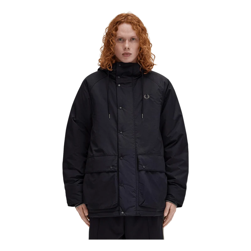 Padded Zip Through Jkt 102 Black