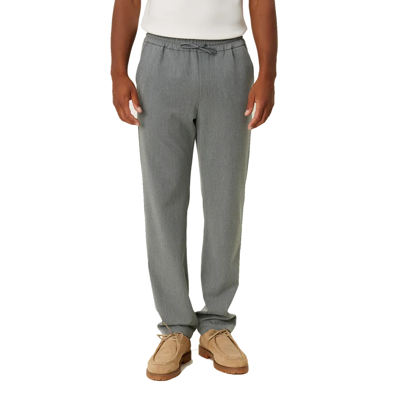 Patrick Drawstring Pants Grey Melange