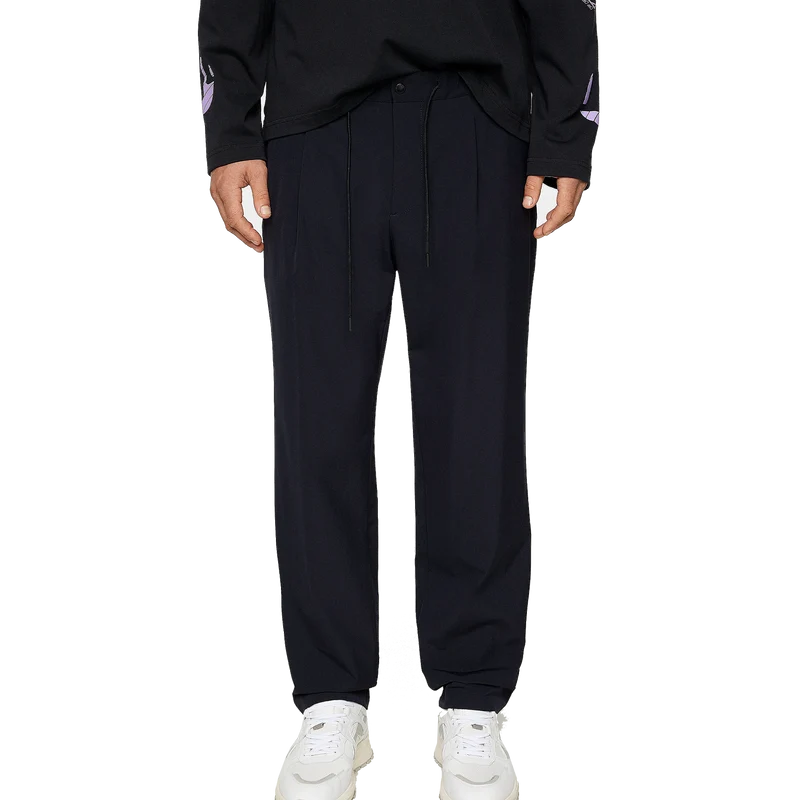 Jin Ds Pleated Pants Jl Navy
