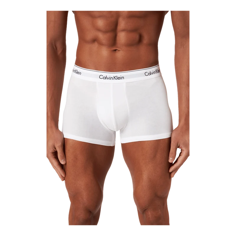 Modern Ctn Stretch Trunk 3Pk White