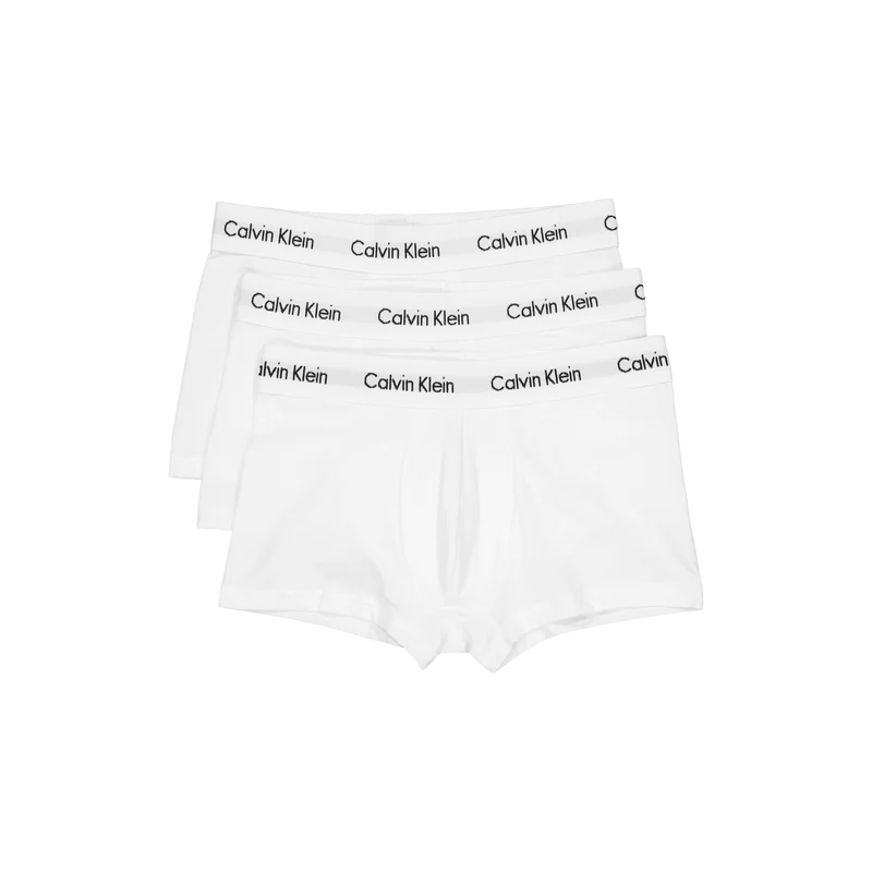 Cotton Stretch 3P Low Rise Trunk White