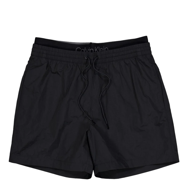 Medium Double Waistband Black