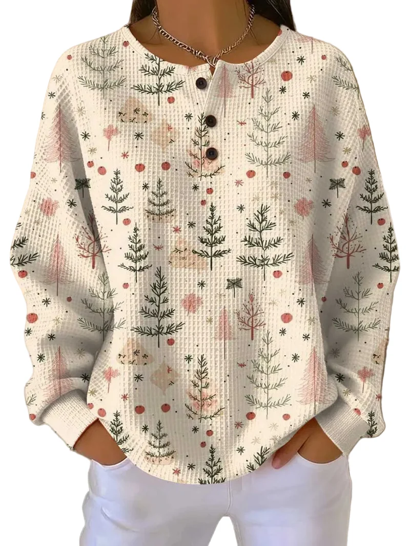 Dames Trui Casual Herfststijl met Ademend Ontwerp