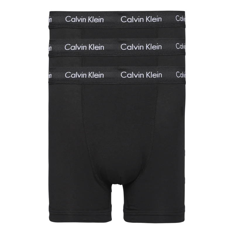 Cotton Stretch Trunk 3Pk Black