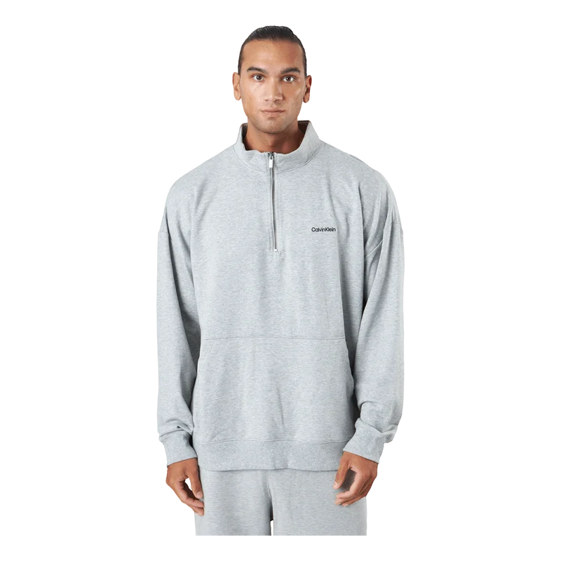 L/s Quarter Zip Grey Heather