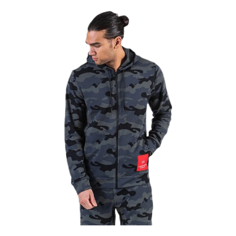 Full Zip Hooded Jacket Black