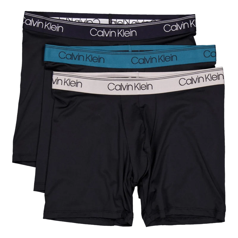 Boxer Brief 3pk B- Black, Ash, Mediterranea Wb