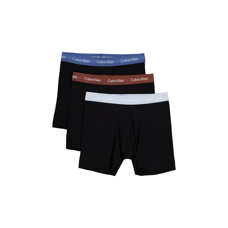 Cotton Stretch Boxer Brief 3pk Black