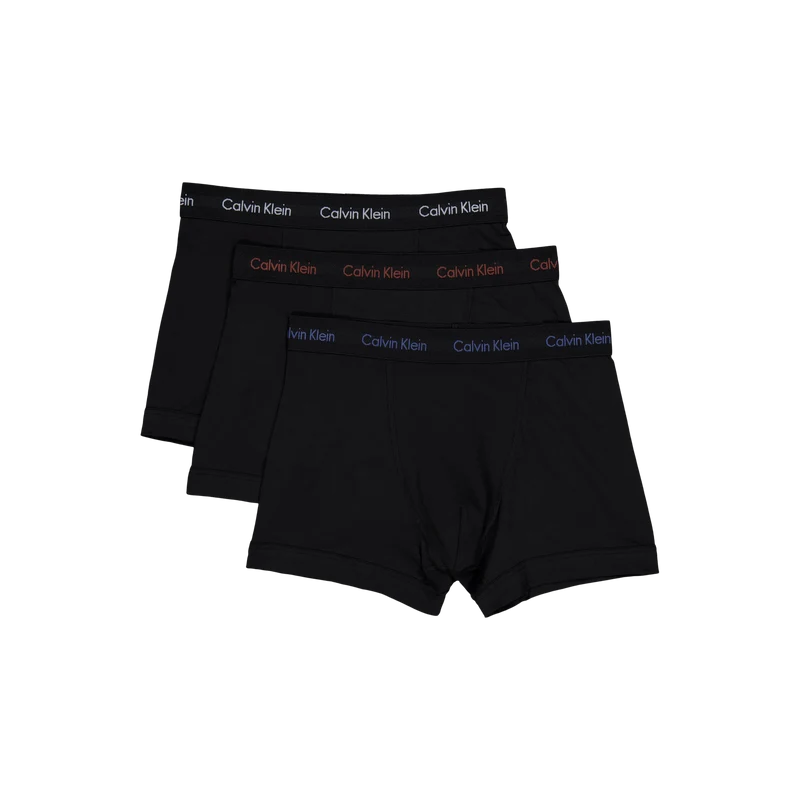 Cotton Stretch Trunk 3pk Black