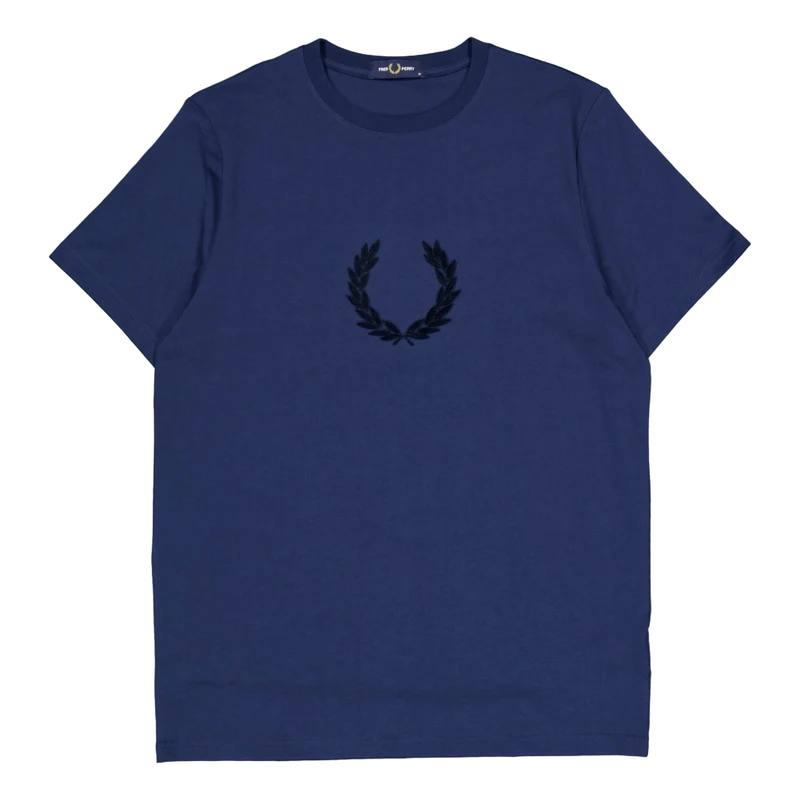Textr Laurel Wreath Tee Tennis Blue