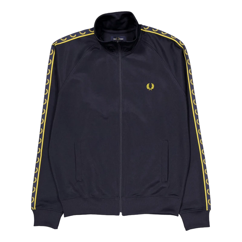 Contrast Tape Trk Jkt Navy/honeycomb