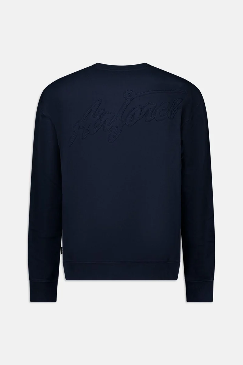 AIRFORCE SWEATER SWEATER WORDING D-BLAUW