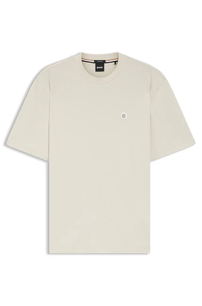 HUGO BOSS T-SHIRT C-TAUT 01 OFF WHITE