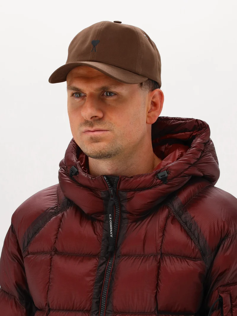 Ami Paris Pet Bruin Ami De Coeur Embroidery Cap