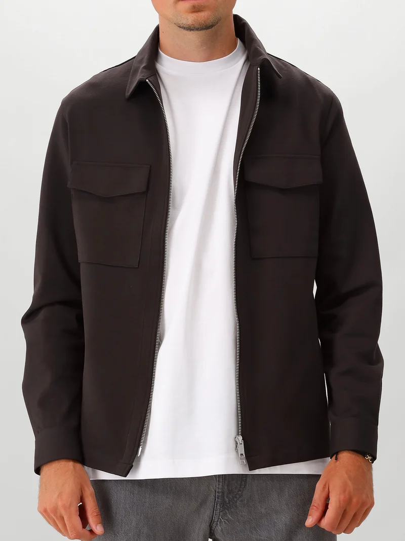 Genti Overshirt Bruin Oaks