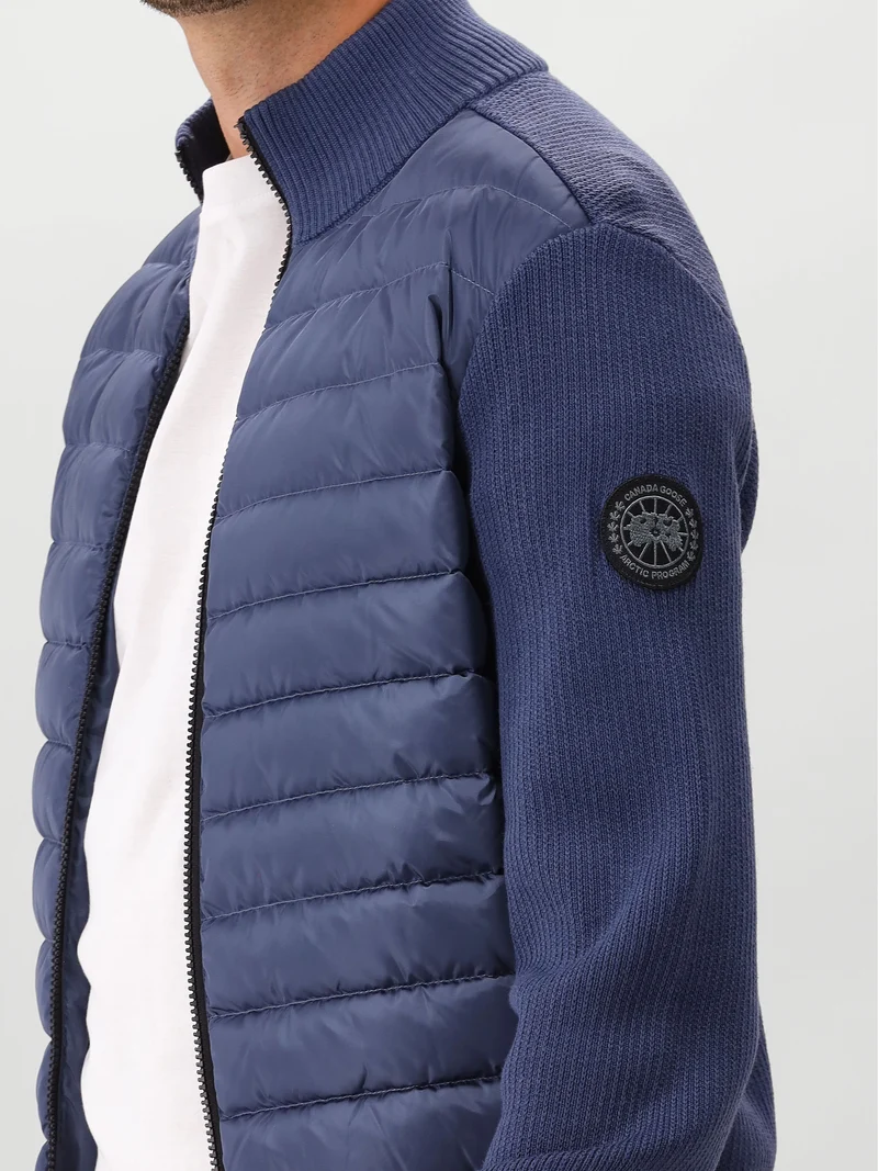 Canada Goose Vest Blauw Hybride Knit Jacket