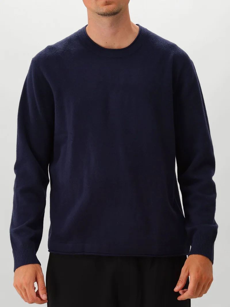 NN.07 Gebreide Trui Blauw Sammy 60026