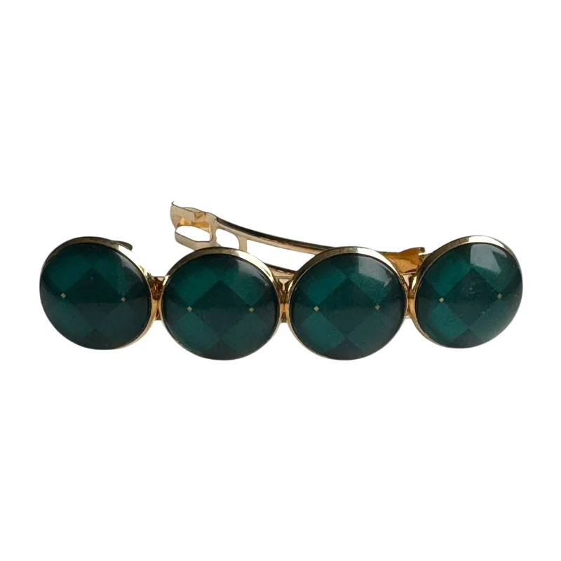 Haarspeld Color Hairclip XL – Goud - Groen 097.25
