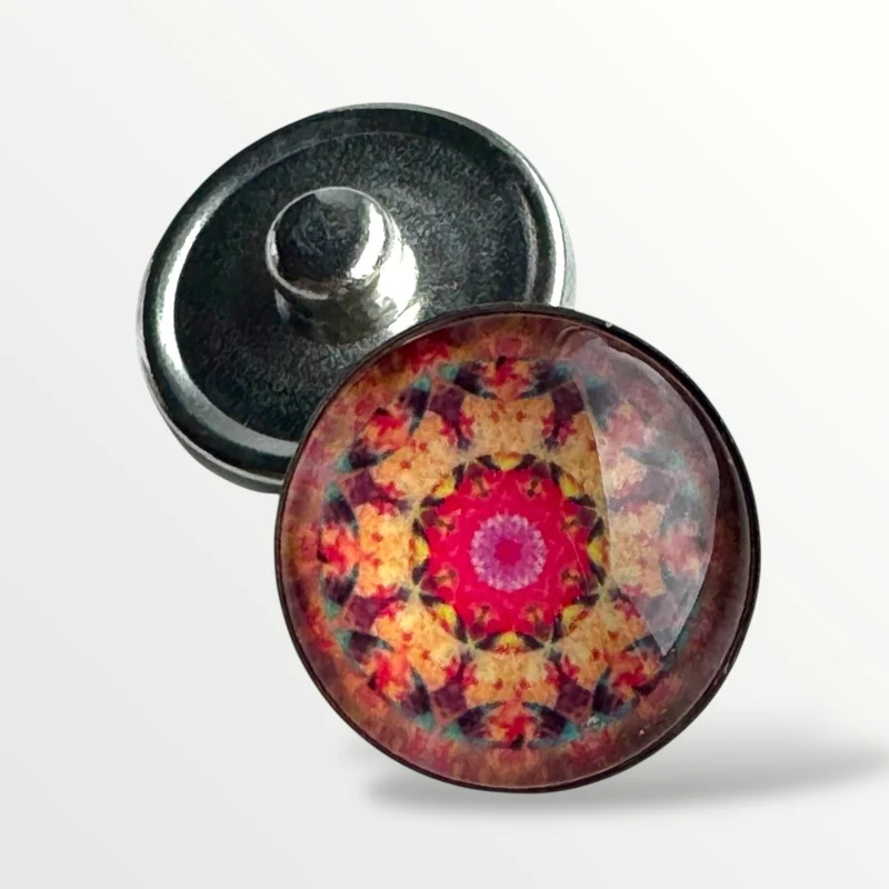 Metal Hairpin click / chunk button 0132